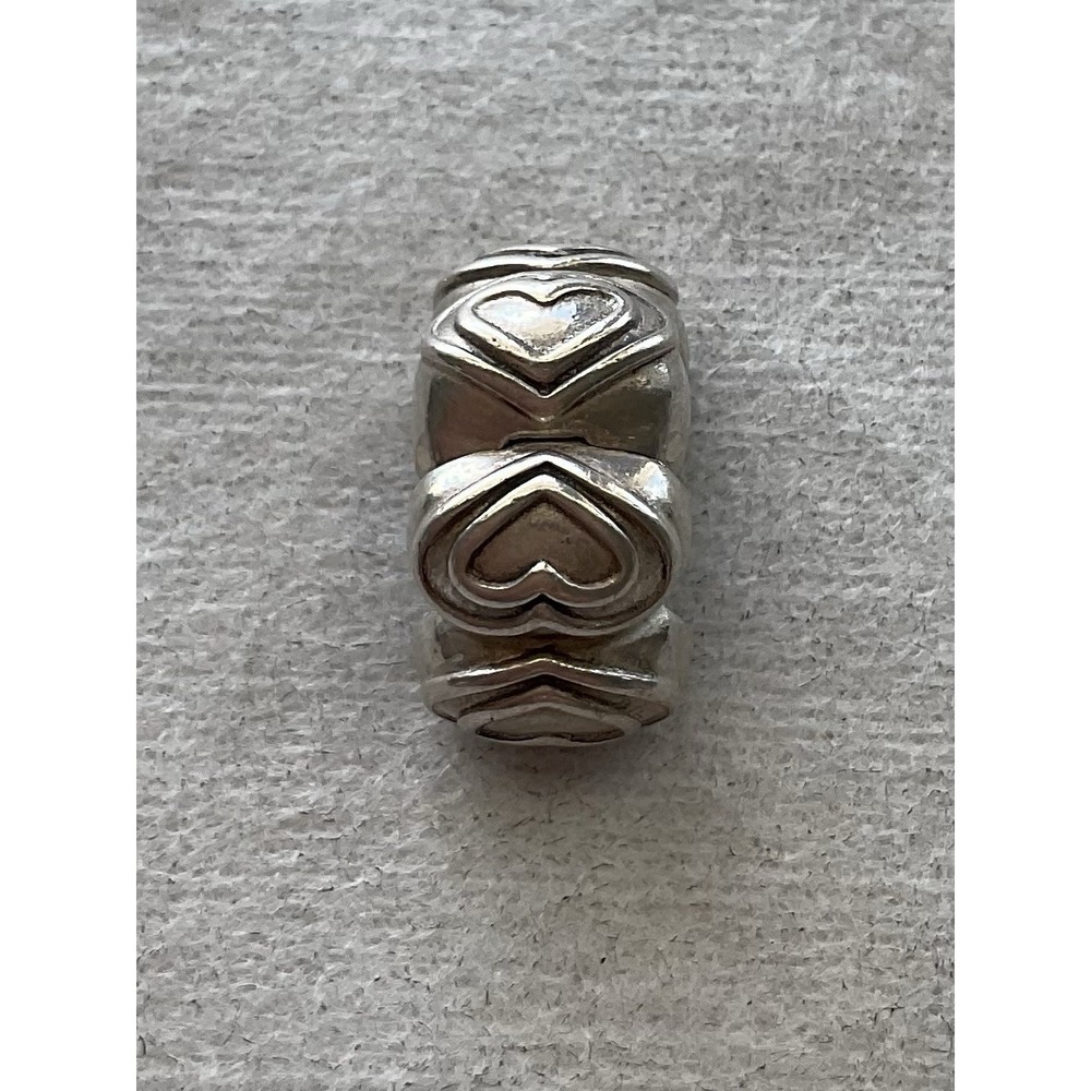 retired Pandora You're In My Heart Clip Charm ALE 925 Sterling Silver